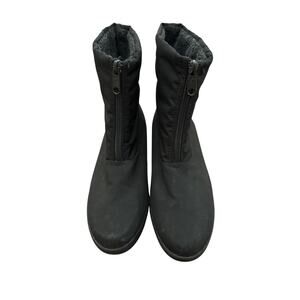 Toe Warmers Canada Womens 9-1/2N (9.5N) Fleece Lined Zip Up Boots T97806